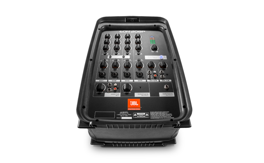 Tích hợp mixer 8 kênh với Input cho mics, guitars và line-level sources