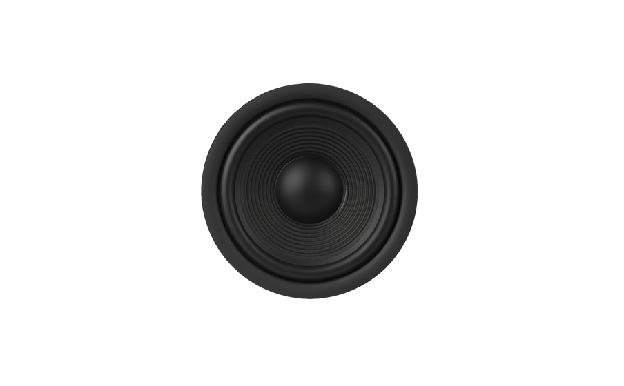 4.5-inch (114mm) Polycellulose Ribbed Cone Woofer